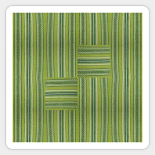 Illusion Interlacement Textured Stripes Sticker